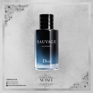 عطر Sauvage EDP از برند Dior با بطری آبی تیره و طراحی خاص