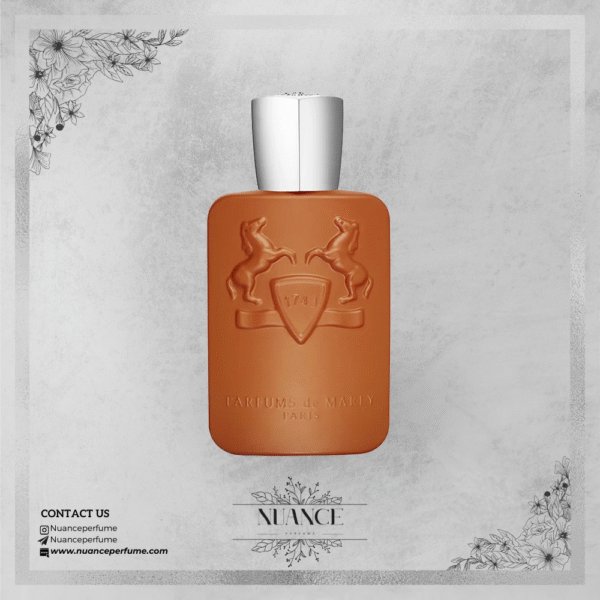 عطر Althaïr با بطری قهوه‌ای طلایی و طراحی لوکس از برند Parfums de Marly