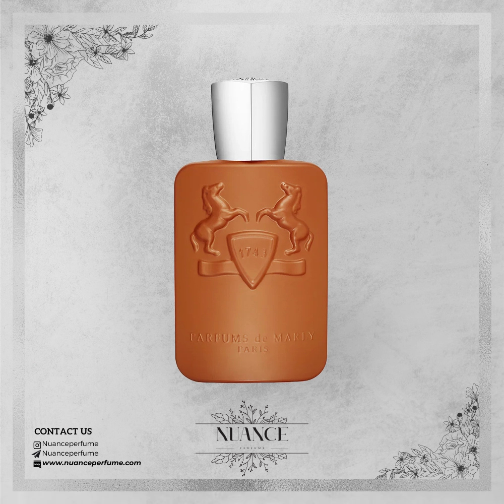 عطر Althaïr با بطری قهوه‌ای طلایی و طراحی لوکس از برند Parfums de Marly
