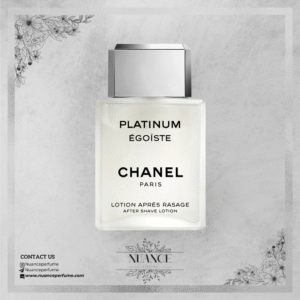 عطر Platinum Égoïste از Chanel با بطری شفاف و درپوش نقرهای