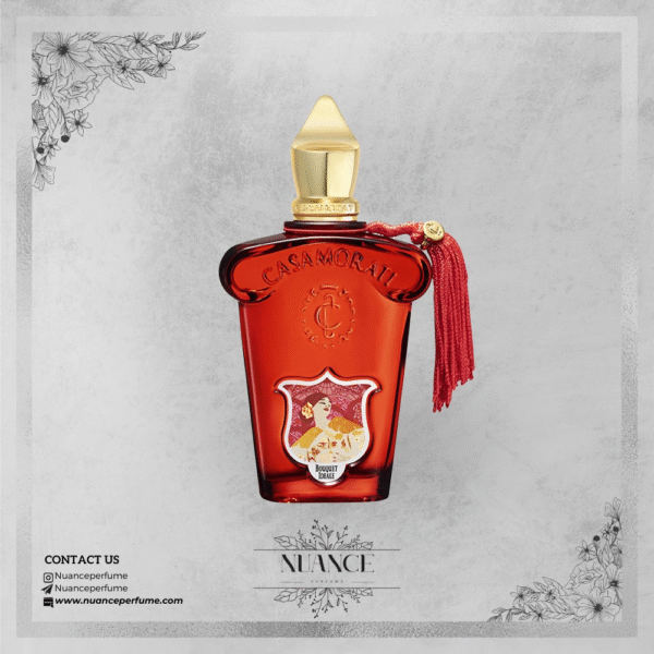 عطر Bouquet Ideale با بطری قرمز و طراحی اشرافی از کالکشن Casamorati برند Xerjoff